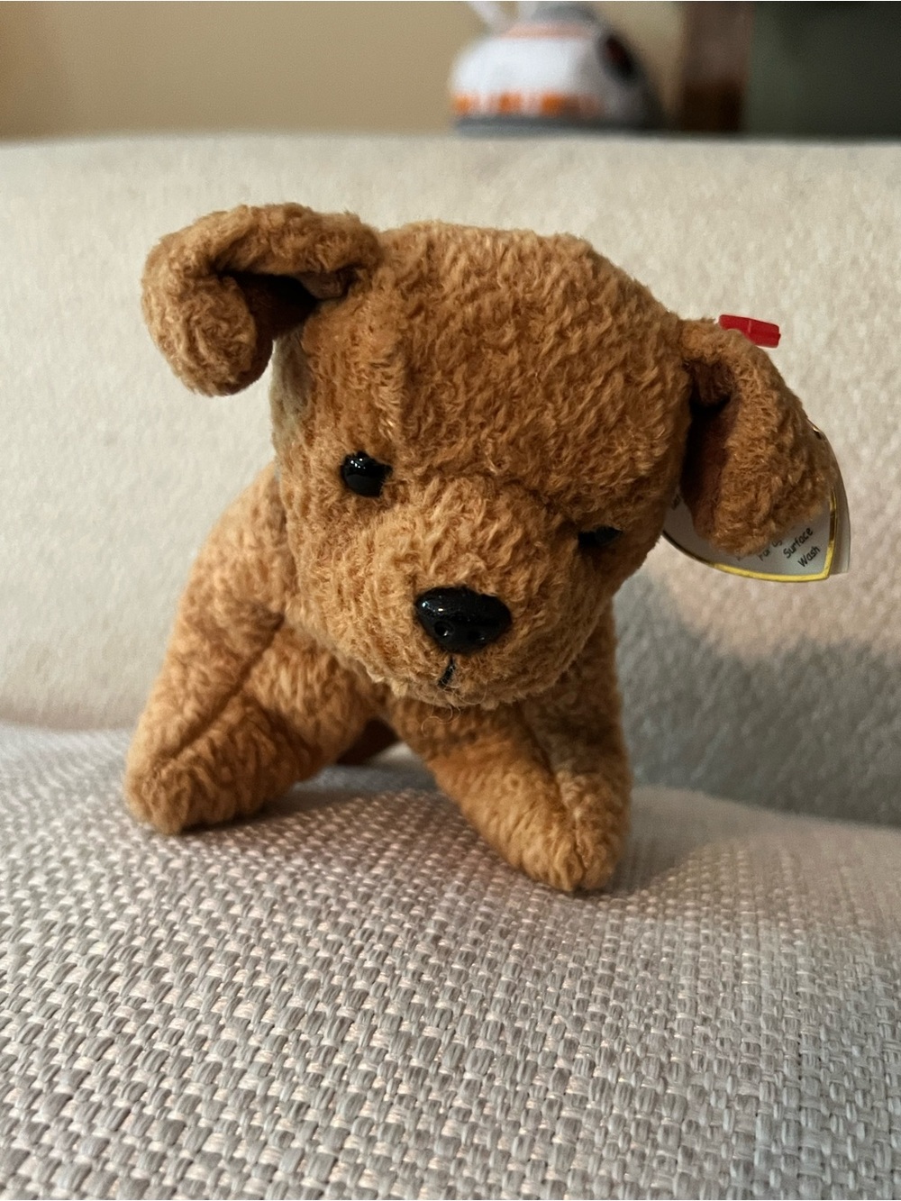 Plush Brown Puppy Dog Toy - Soft Stuffed Pet Plush “tuffy”